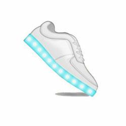 photo LED sneakers