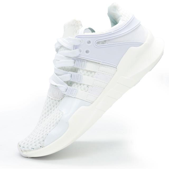 Adidas Equipment support (EQT) sneakers are completely white. Top quality!