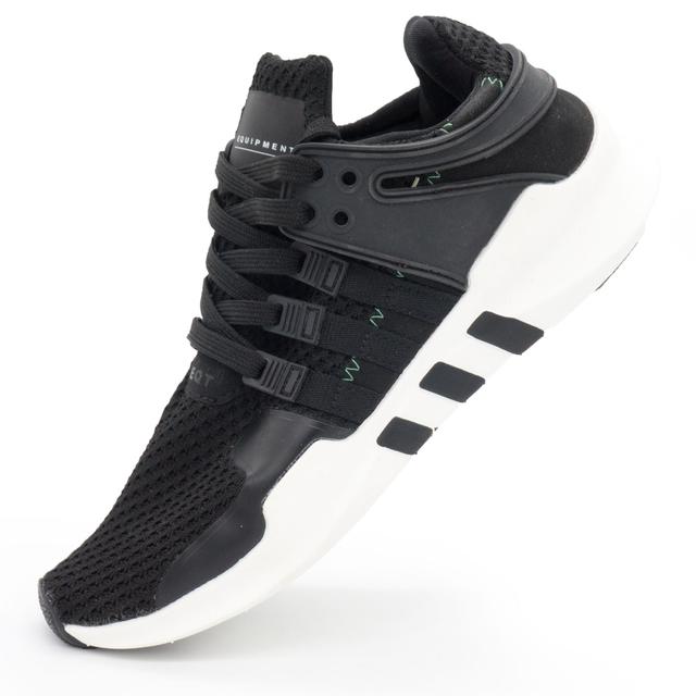 Adidas Equipment Support (EQT) sneakers in black and white. Top quality!