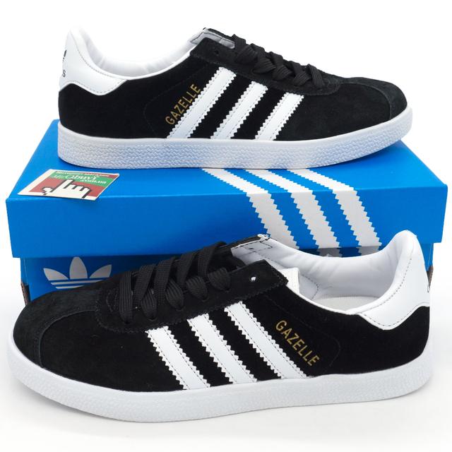 Black sneakers Adidas Gazelle natural suede