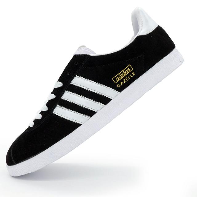 Adidas Gazelle sneakers are black. Top quality!