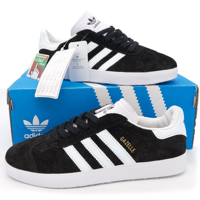 Black sneakers Adidas Gazelle natural suede, Vietnam - Top quality!