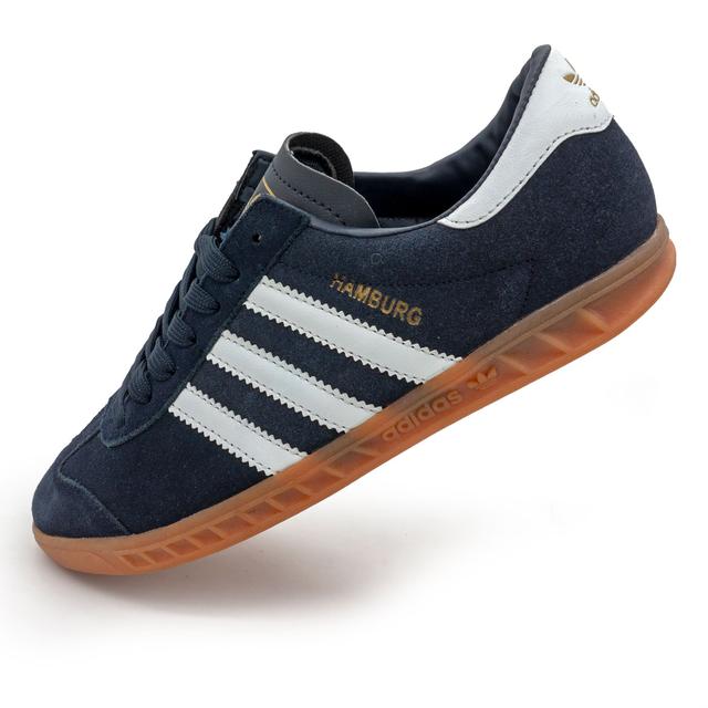 Adidas Hamburg sneakers are dark blue