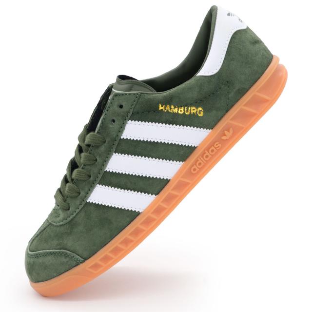 Adidas Hamburg green sneakers - Natural suede - Top quality!