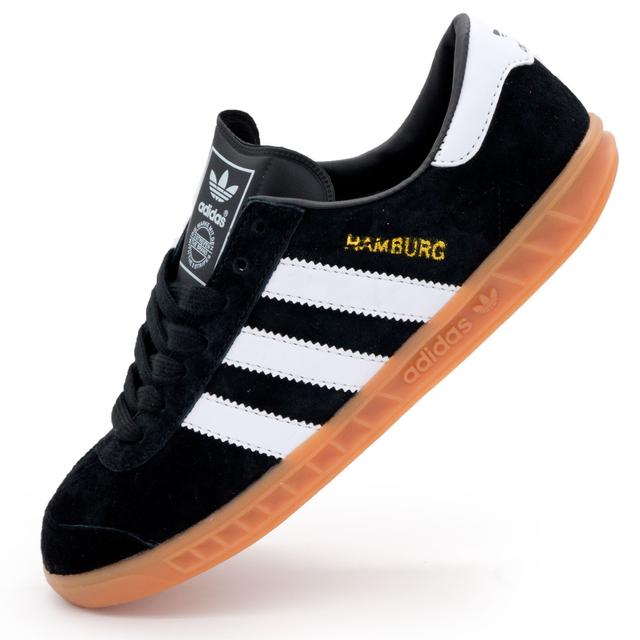 Adidas Hamburg sneakers black - Natural suede - Top quality!