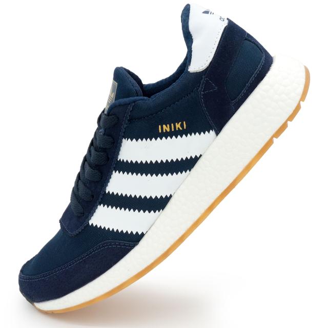 Кросівки для бігу Adidas Iniki Runner сині з білим №2