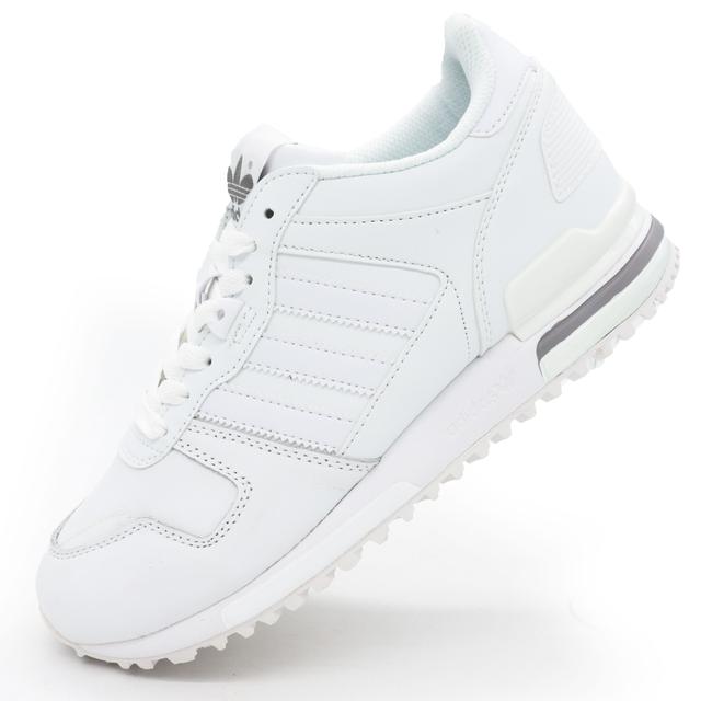 Leather white Adidas zx700 women's sneakers - Top quality!