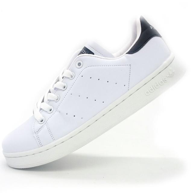 Жіночі кросівки Adidas Stan Smith біло чорні