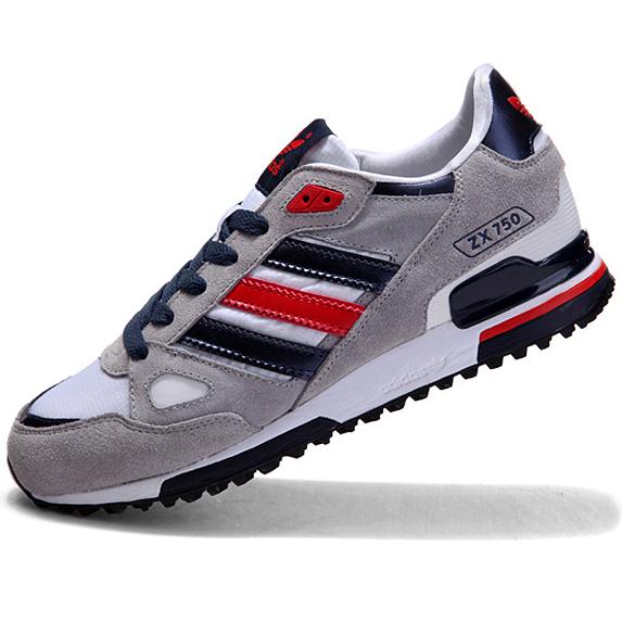 Adidas zx750 сірі з синім.