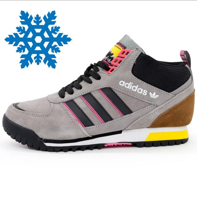 Winter sneakers ZX 750 TR MID gray Top quality