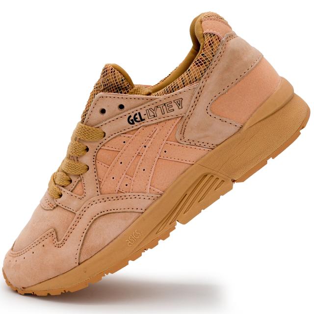 Жіночі шкіряні кросівки Asics GEL-Lyte V disney khaki. Топ якість!