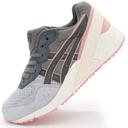 Women's Asics Gel-Sight gray-pink leather sneakers. Top quality!