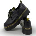 Black women's shoes Dr. Martens, genuine leather