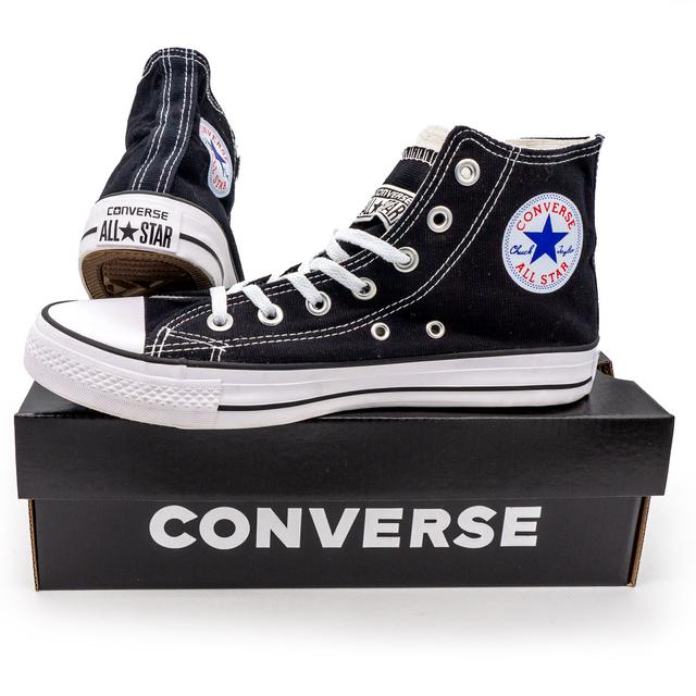 Кеди Converse високі чорно-білі