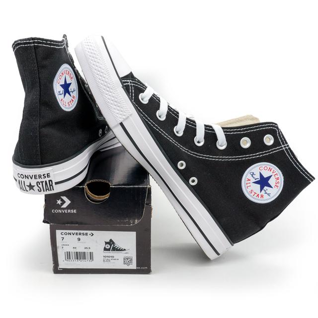 High black and white Converse sneakers - Top quality!