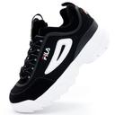 Women's black and white sneakers FILA Disruptor 2. Top quality!