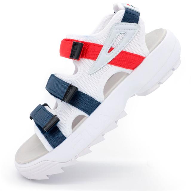 Women's white and blue sandals FILA Disruptor 2. Top quality!