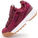 Women's burgundy sneakers FILA Disruptor 2. Top quality!