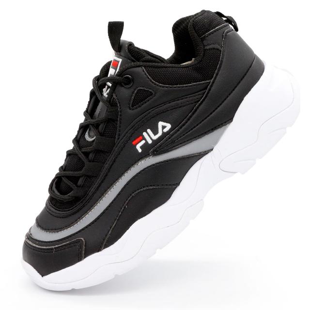 Women's black FILA Ray sneakers. Top quality!