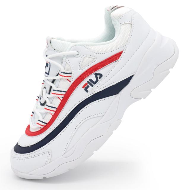 FILA Ray Women's White Sneakers with Blue. Top quality!