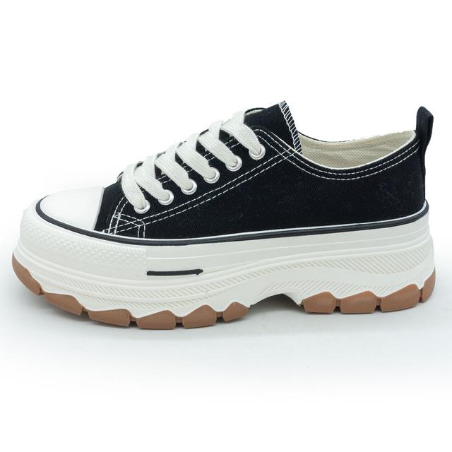 Converse style sneakers, high platform converse black and white low