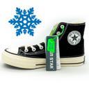 Even Star winter sneakers in Converse style, Converse Chuck 70 high black and white