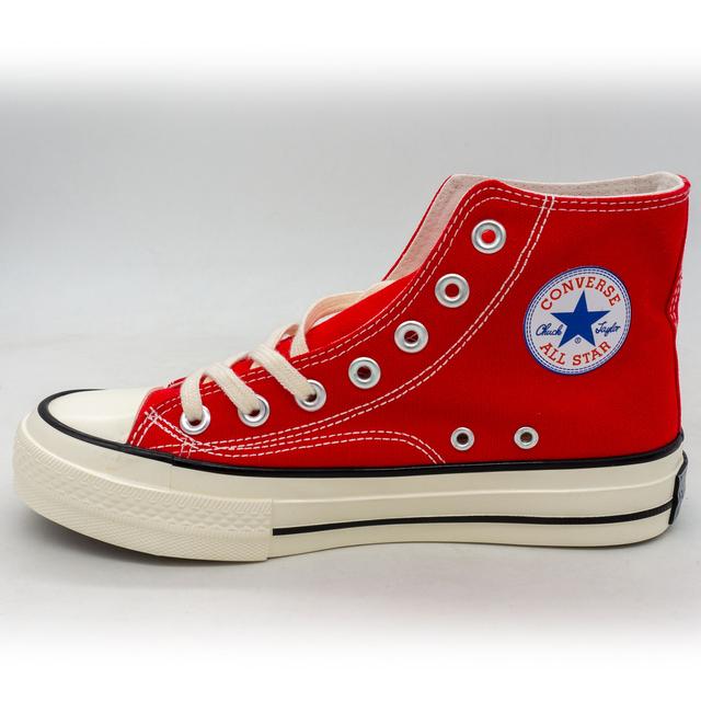 Even Star sneakers in Converse style, Converse Chuck 70 high red