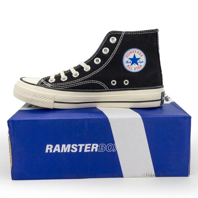 Кеди Ramster у стилі Converse,конвверс Chuck 70 високі чорно-білі