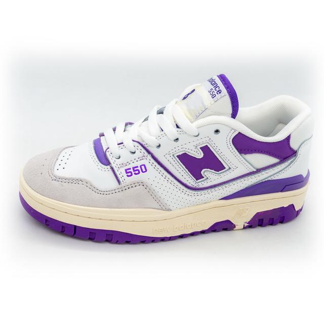 Sneakers New Balance 550 white and purple