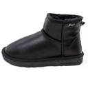 Low, short winter women's Uggs Meet someone you like black leather - Top quality!