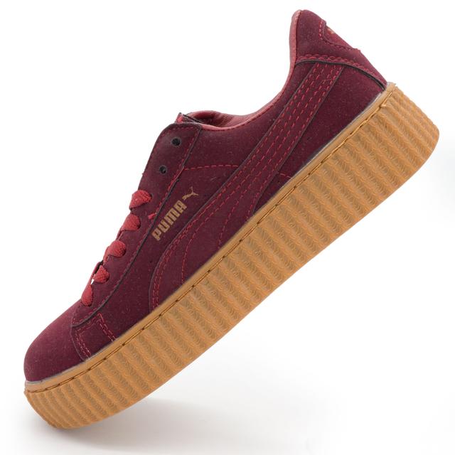 Women's sneakers Puma Rihanna Puma Rihanna burgundy