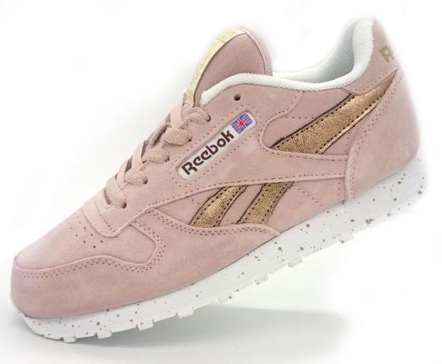 Reebok classic leather powder color (Reebok classic natural suede)