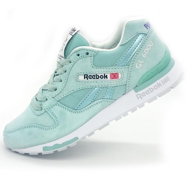 Жіночі кросівки Reebok GL6000 бірюзові (натуральна замша)