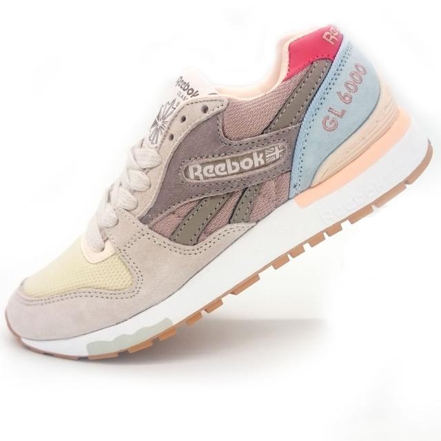 Жіночі кросівки Reebok GL6000 пудра (натуральна замша)