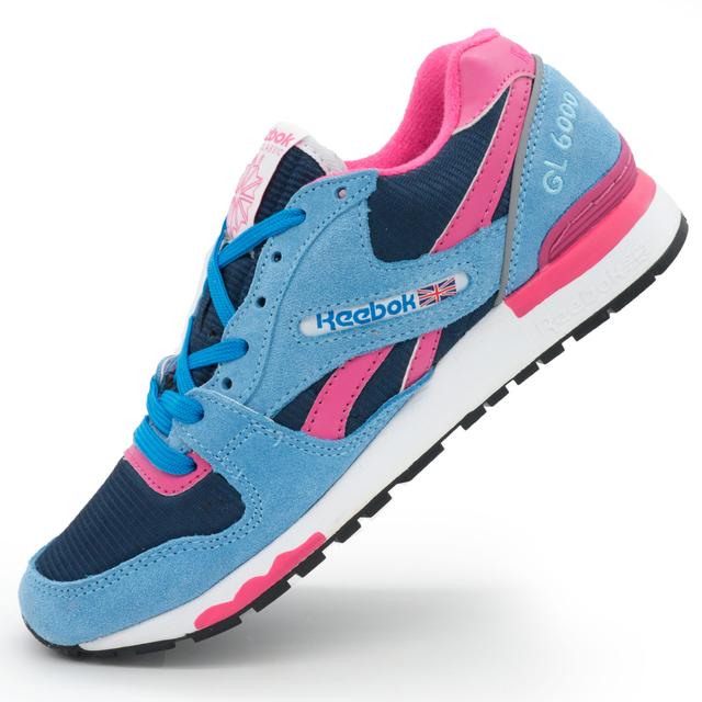 Women's sneakers Reebok GL6000 J98340 JADE / DK. BLUE / PEACH