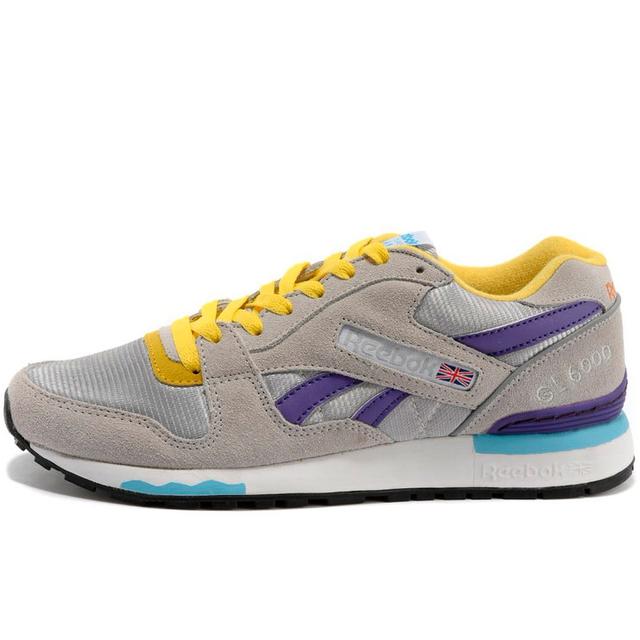 Women's sneakers Reebok GL6000 V53094 GRAY / PURPLE / YELLOW