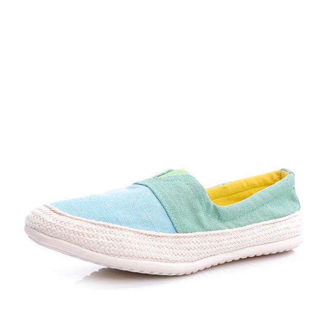 Women's blue-green slippers RenBen 151-3