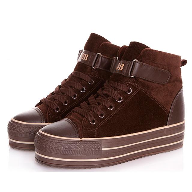 Women's autumn brown sneakers RenBen 3332-2