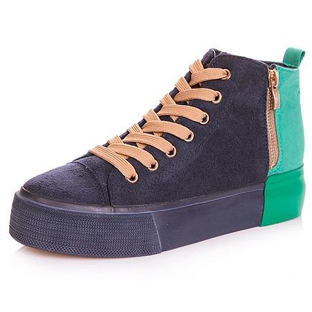 Autumn women's blue sneakers RenBen 3629-2