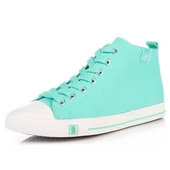 Women's turquoise sneakers RenBen 3821-1