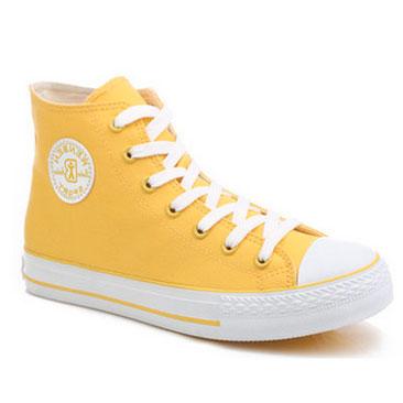 Women's yellow sneakers RenBen 8131-1