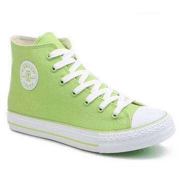 Women's green sneakers RenBen 8131-2