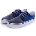 Men's Gray and Blue RenBen RenBen 9658-2 Sneakers