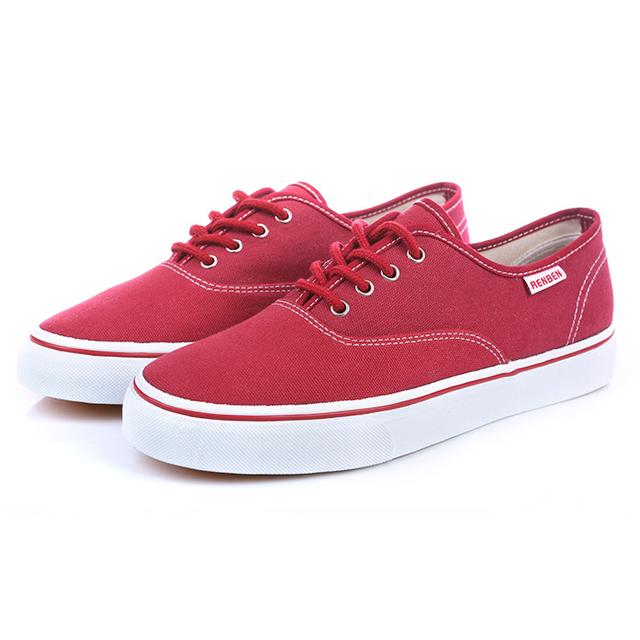 Men's Red RenBen RenBen 9972-2 Low Top Sneakers