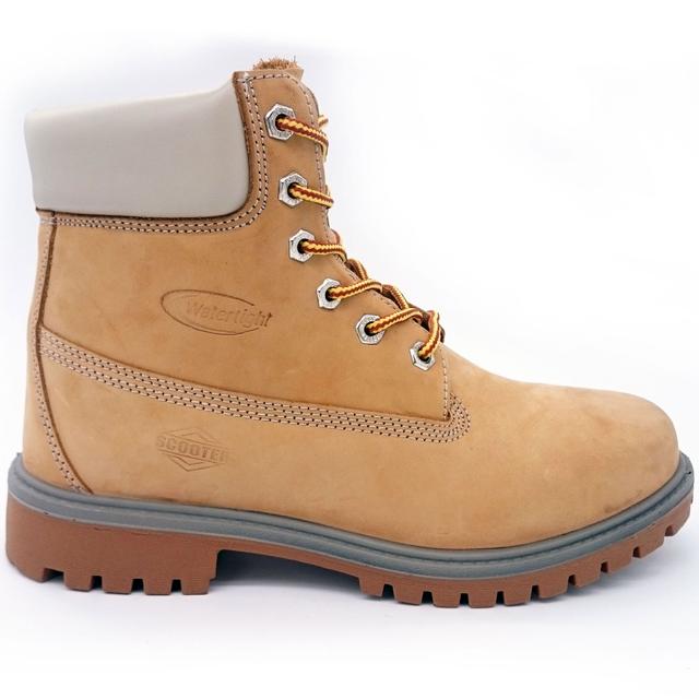 Men's Scooter Yellow Boots 0195NSA