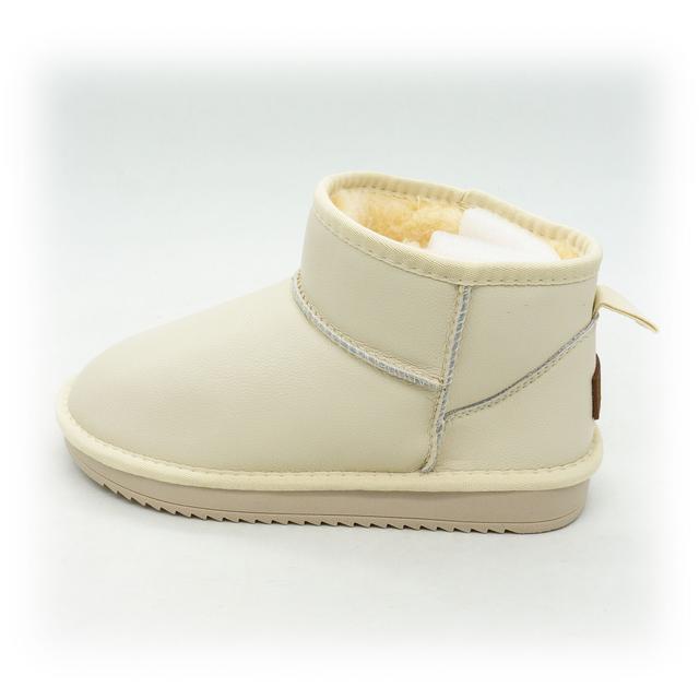 Ultra low winter women's Ugg It ts beige leather