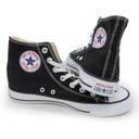 High black and white EVEN STAR sneakers in Converse style, Converse All Star