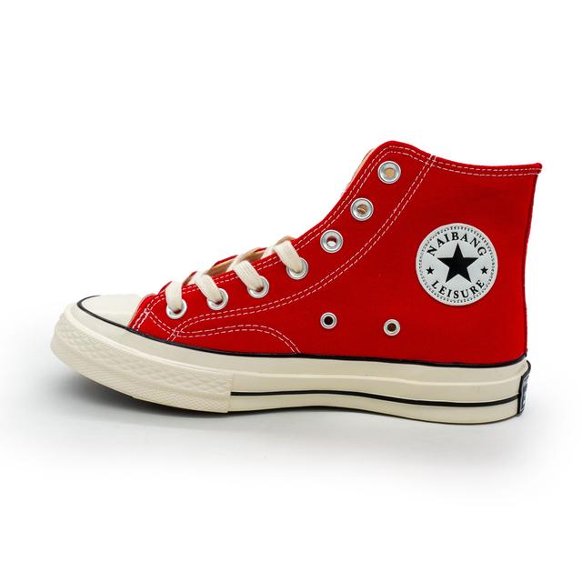 Високі червоні кеди Naibang LE I Sure у стилі конверс, Converse Chuck 70