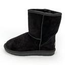 Uggs medium winter women's comfortable black suede - Top quality!