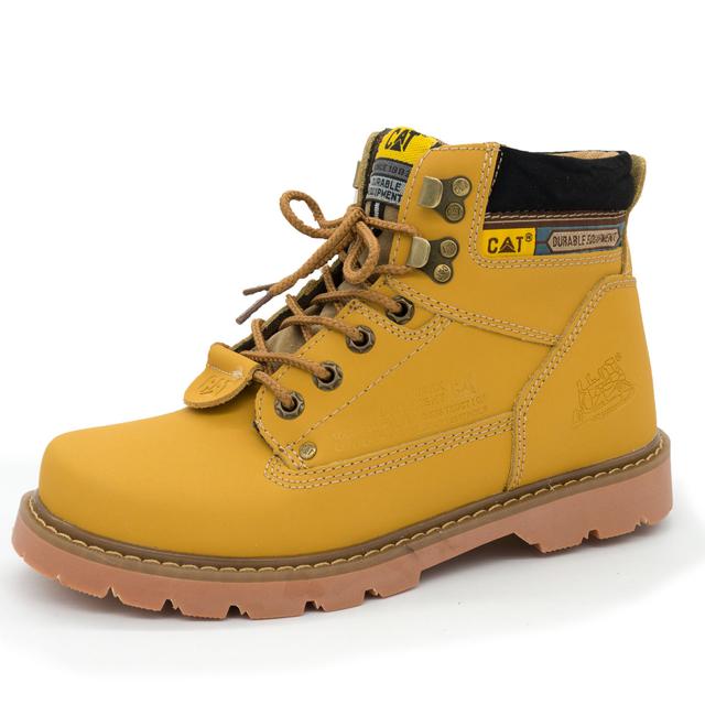 Yellow women's boots CAT (Caterpillar)